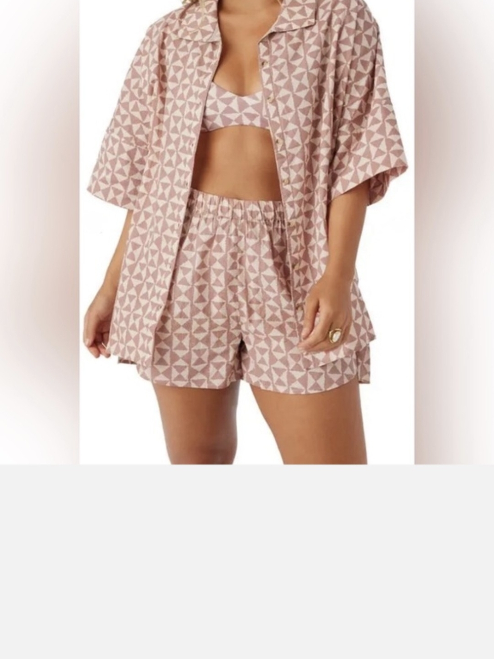 O'Neill Olivia printed Shirt Coverup